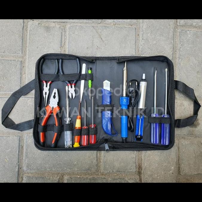TOOLKIT ELECTRICAL 10PCS/SET PERKAKAS UNTUK LISTRIK RUMAHAN TOOL KIT