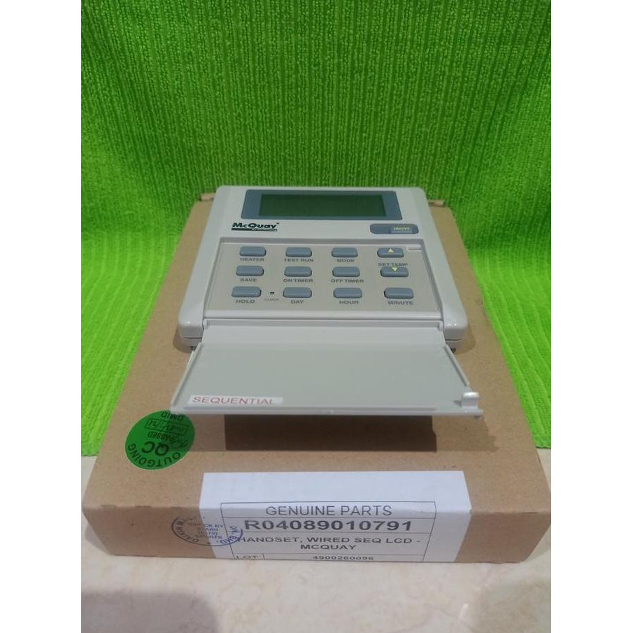 MCQUAY REMOTE AC SEQUENTIAL