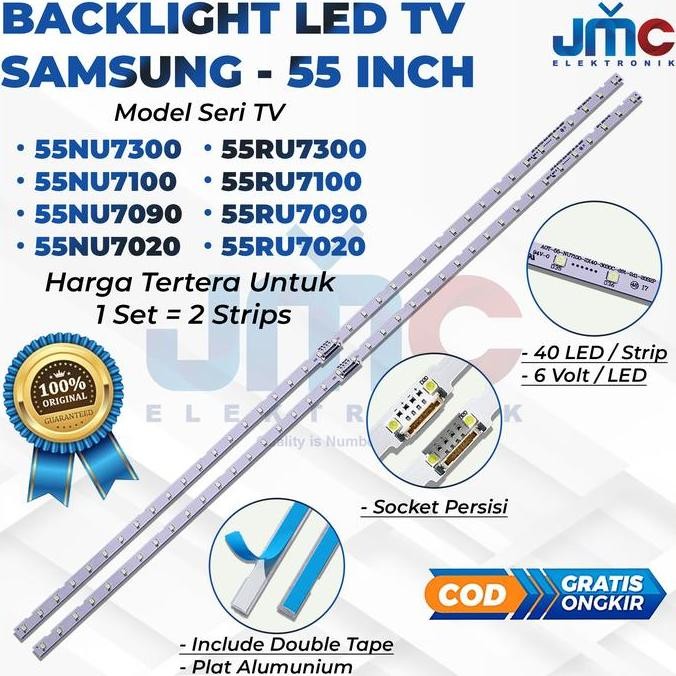 TERBARU - BACKLIGHT TV SAMSUNG UA55NU7100 UA55NU7090 UA55NU7300 55NU7100 55NU