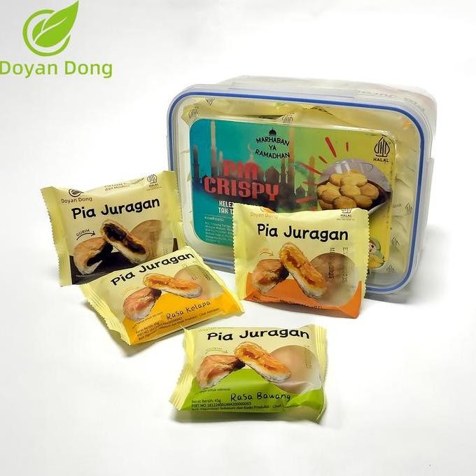 

Terlaris Pia 12PcsUpgrade Pia Juragan Free Vakum Original Daun Bawang/Kelapa/Wijen/Cokelat Aneka Rasa Isi 12 Makanan Food Snack Pedas