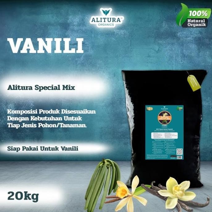

Terlaris Alitura Pupuk Organik Daun Tanaman Vanili Vanilla Nutrisi Npk 100% Organic 20Kg Special Mix