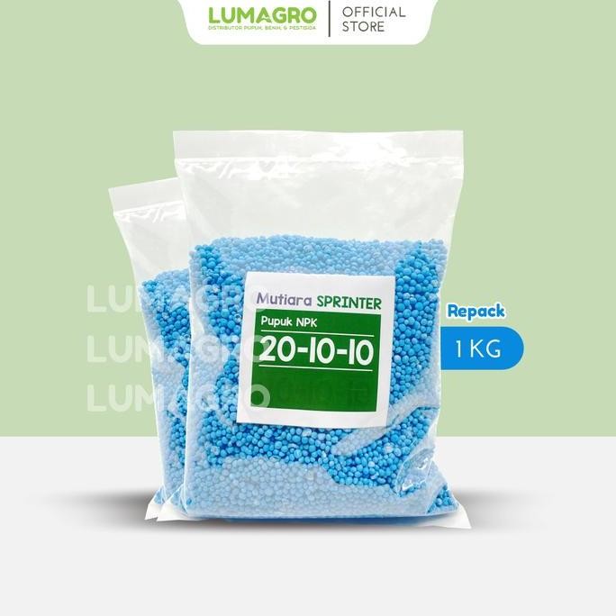 

Terlaris Pupuk Npk Mutiara Sprinter 20-10-10 1Kg Repack Mempercepat Pertumbuhan Tanaman