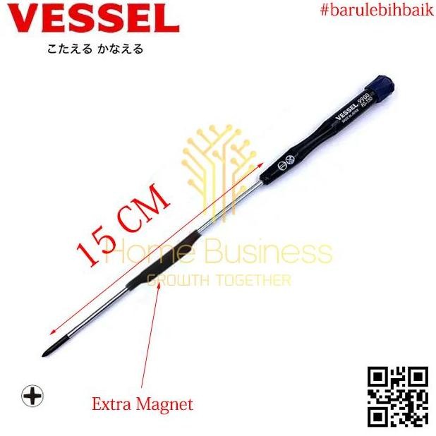 Terjangkau Obeng Vessel Ori Japan Spesial Khusus Laptop Vs9900 Plus + Magnet 15Cm