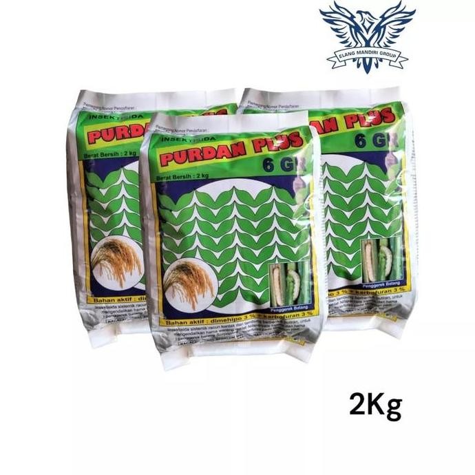 

Terlaris Purdan Plus 2 Kg Karbofuran 3% Dan Dimehipo 3% Pembasmi Hama Padi