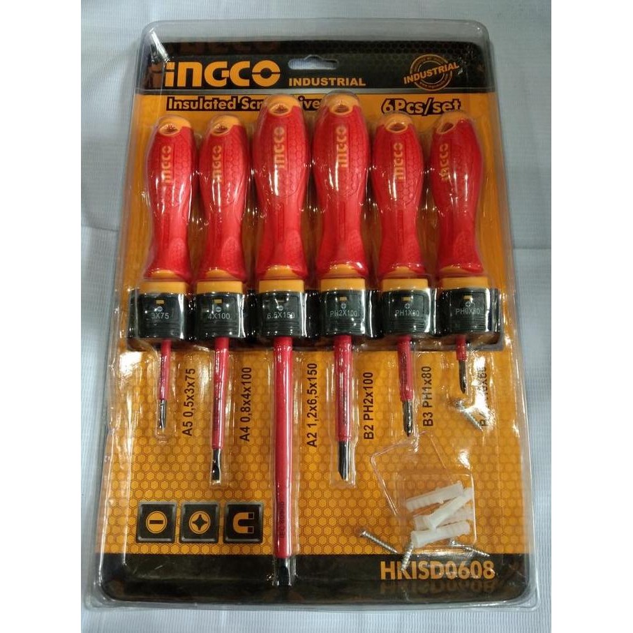 Diskon Hkisd0608 Obeng Elektrik Set 6 Pcs Ingco