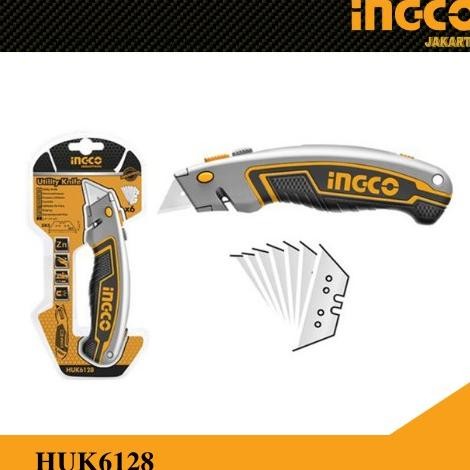 

NEW!!! NEW!!! Pisau Cutter Serbaguna / Cutter Tajam / Utility Knife INGCO HUK6128