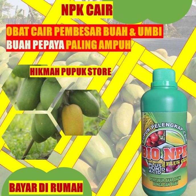 

Terlaris Npk Cair Gaza Isi 500 Ml Pupuk Cair Semprot Pelebat Buah Pepaya - Pupuk Organik Penyubur Dan Mempercepat Pertumbuhan Pepaya