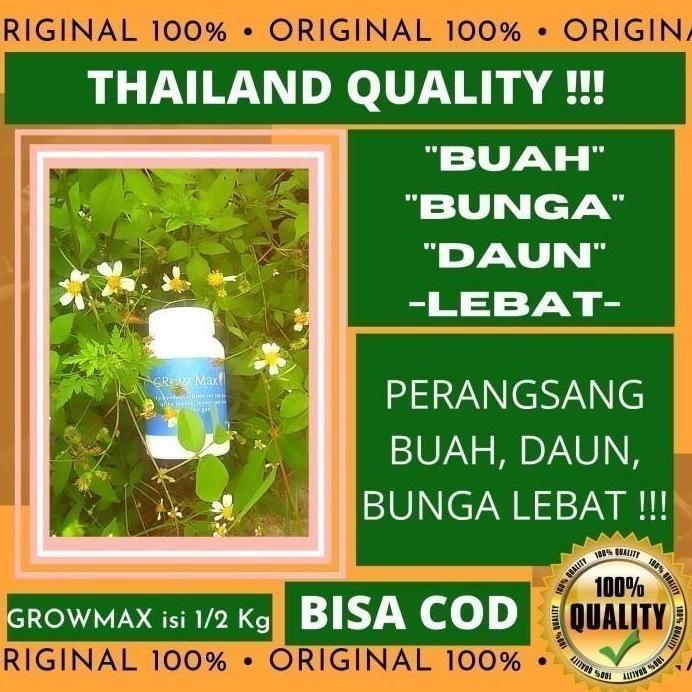 

Terlaris Grow Max Pupuk Npk Pengganda Pelebat Booster Buah Bunga Daun Sayuran