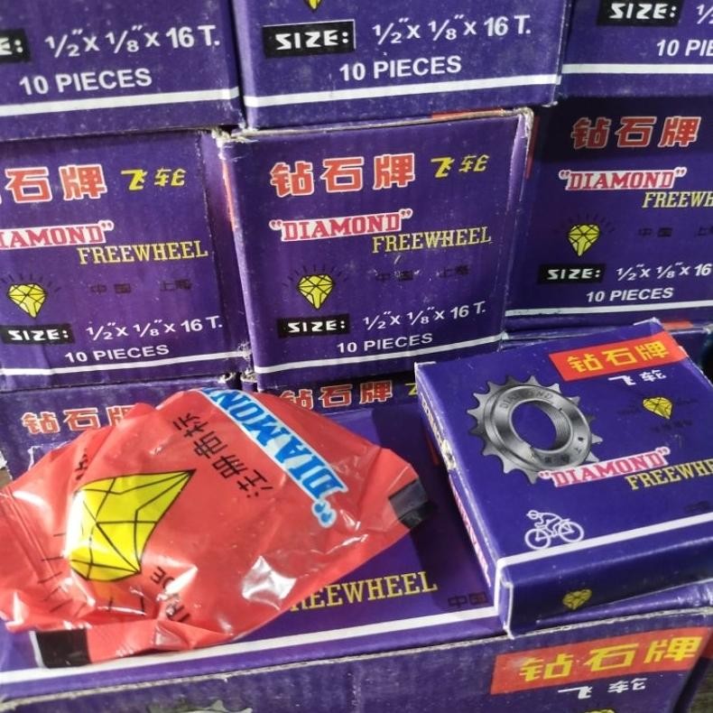 Ready Freewheel 16T Gir Belakang Sepeda Anak Bmx Mini 12"-20" Diamond