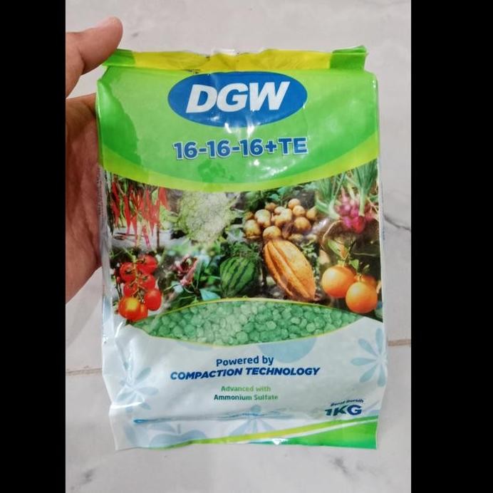 

Terlaris Pupuk Npk 16-16-16+Te Dgw Kemasan Pabrik 1 Kg