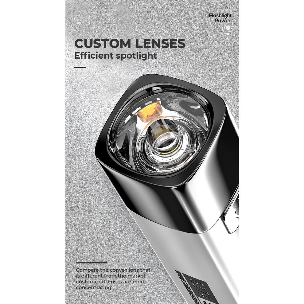 Ready Senter Led Super Terang Hingga 600 Meter (Original)/ Jarak Jauh/ Senter Police/ Lampu Senter S