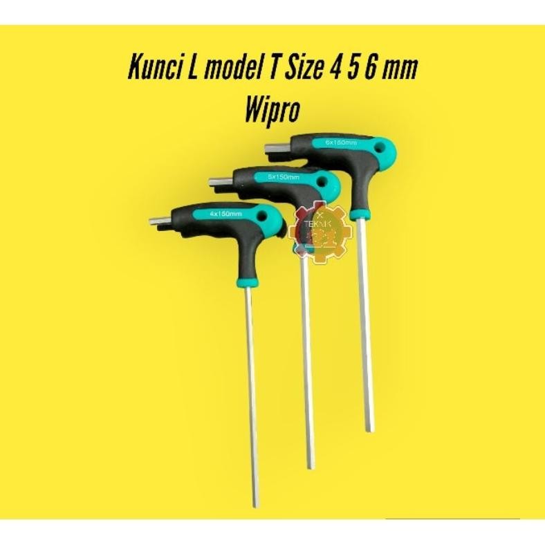Terlaris KUNCI L MODEL T WIPRO 4 5 6 KUNCI L WIPRO MODEL T