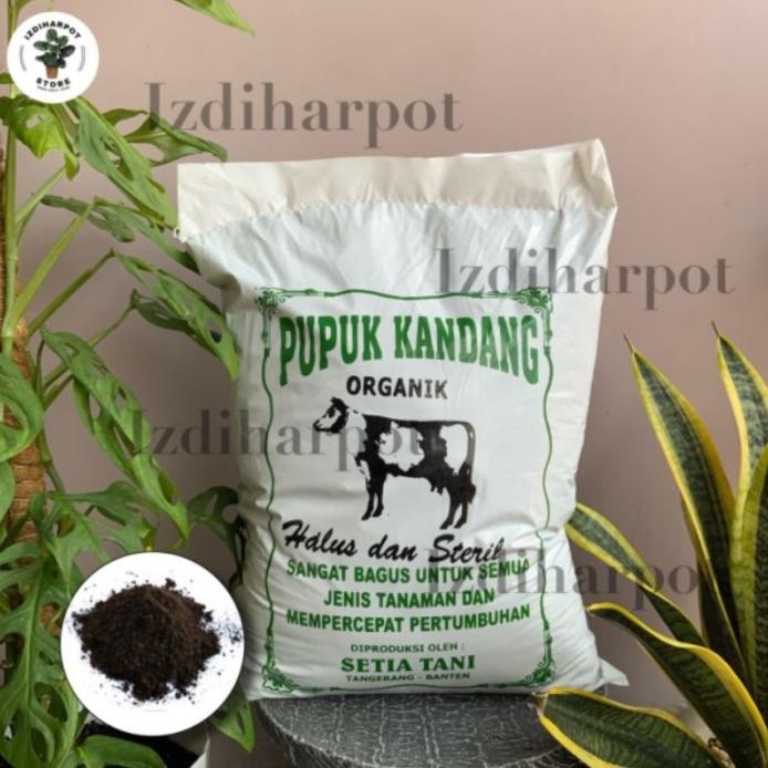 

Terlaris Pupuk Kandang Sapi Hijau Organik Halus Dan Steril - Sablon Hijau