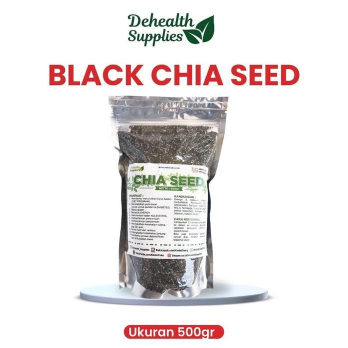 

Terlaris Dehealth Supplies Black Chia Seed Wijen Chiaseed