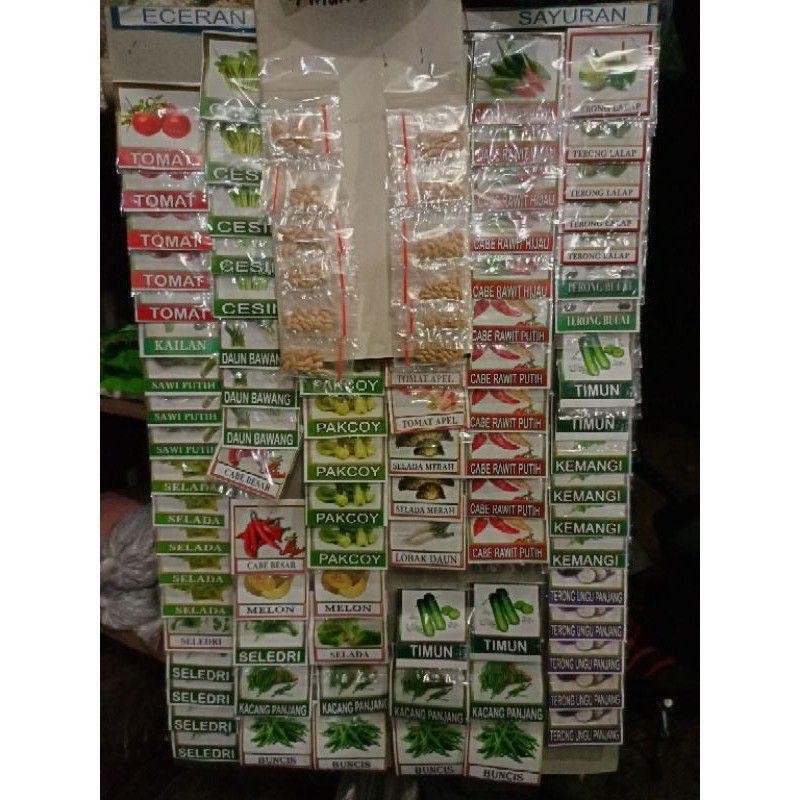 Ready Bibit Tanaman Segala Jenis Sayuran Berupa Biji-Bijian