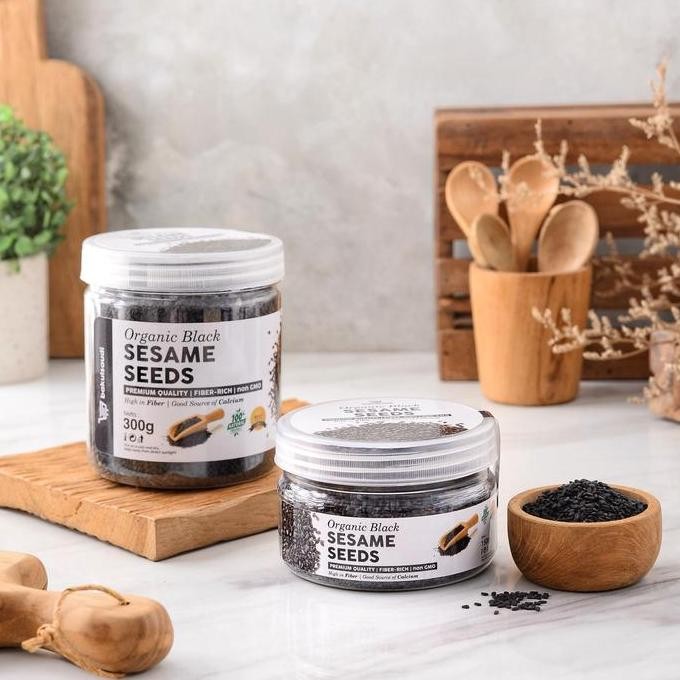 

Terlaris Organic Roasted Black Sesame Seeds Premium / Biji Wijen Hitam Panggang Organik / Goma Seed