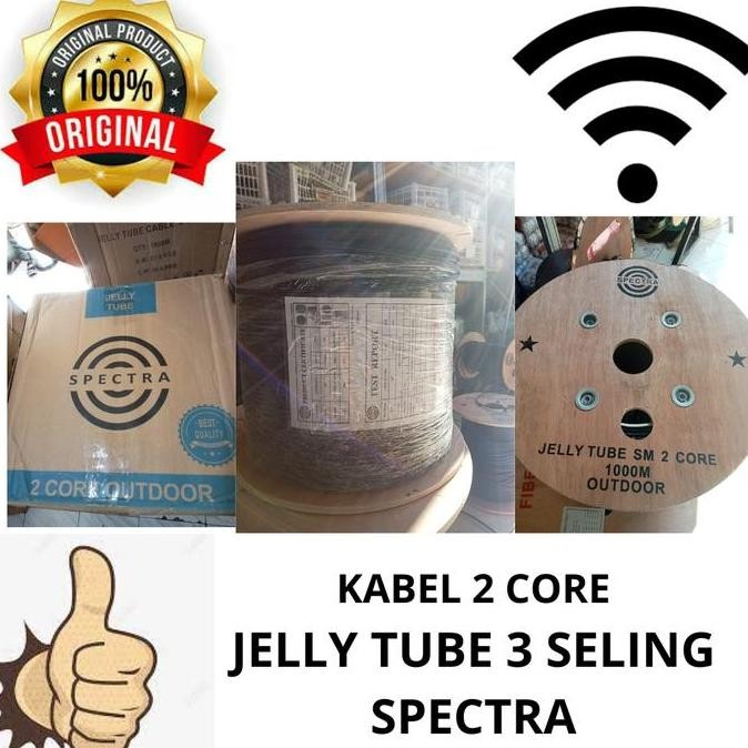 KABEL 2 CORE 3 SELING JELLY TUBE SPECTRA