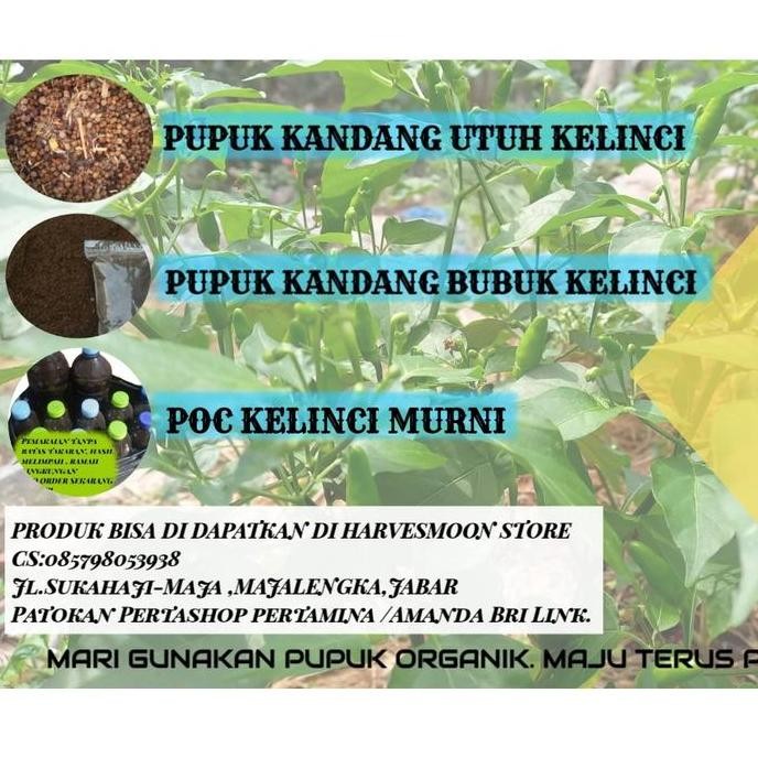 

Terlaris Pupuk Kandang Organik Kohe Bubuk Dan Utuh Kelinci