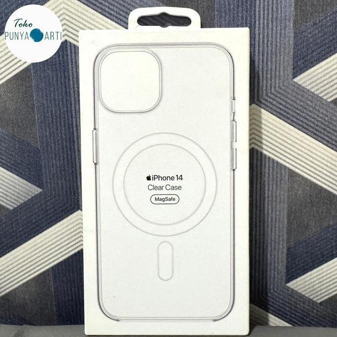 TERBARU - Apple Clear Case iPhone 14 Magsafe Official New Original Resmi iBox