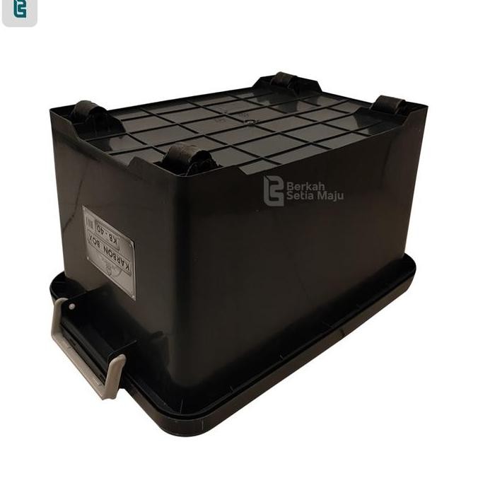 (BestSeries) Box Container Hitam Kuat Kb 40 Liter BSM Akako Kotak Penyimpanan Kokoh