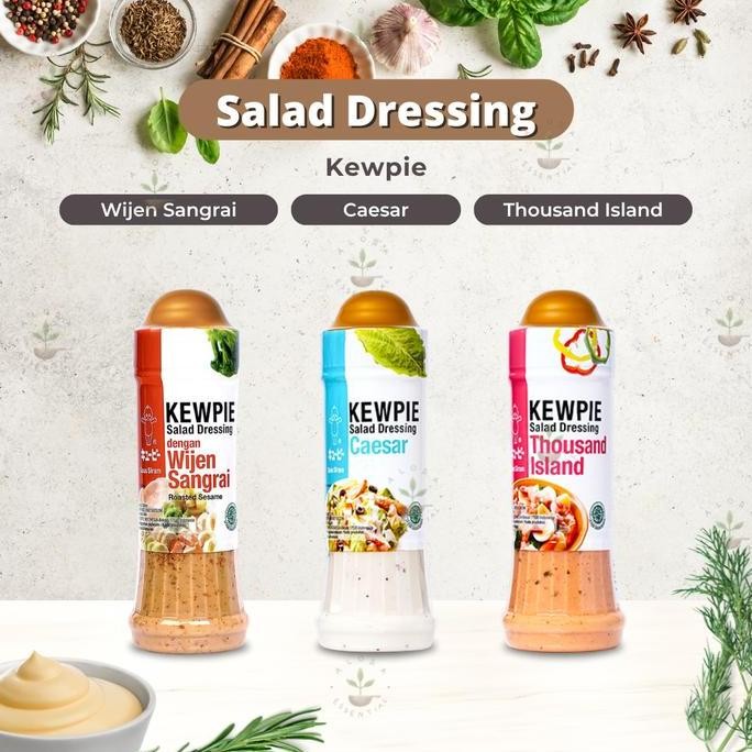 

Terlaris Kewpie Salad Dressing 200 Ml - Saus Siram Wijen Sangrai Thousand Island Caesar Tomat Pedas 200Ml - Kewpie Mayonaise Caesar Salad Dressing