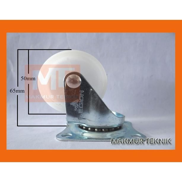 ND Roda Caster Nylon - Roda Troli 2 inch Rem