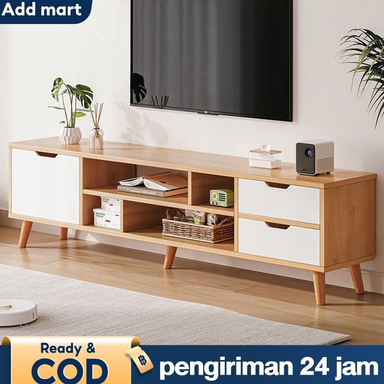 Meja TV Minimalis ern 120-160cm Meja TV Kayu Bufet TV Minimalis Kayu ern Murah
