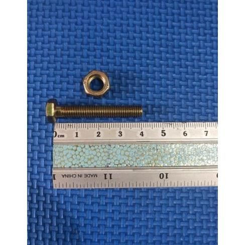 ND (Paket 50 set) Baut 10 (6mm) x 4 cm + Mur