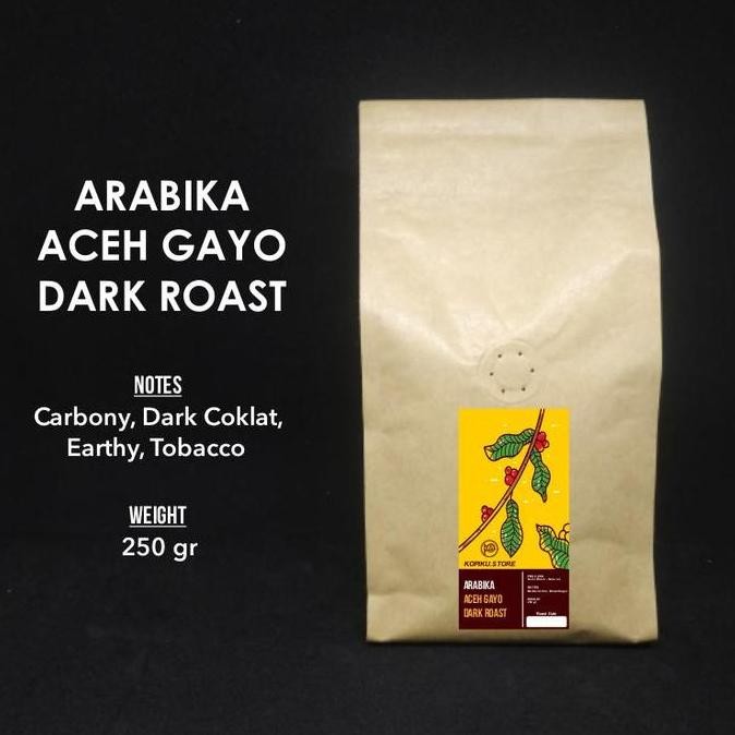 

ARABIKA DARK ROAST 250 GR - ES KOPI SUSU ACEH GAYO (BIJI/BUBUK) TERMURAH