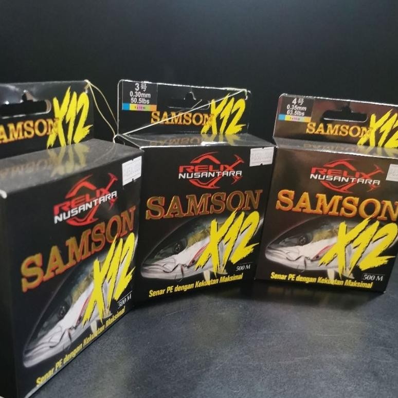 SENAR PE RELIX SAMSON 12X 500M AST