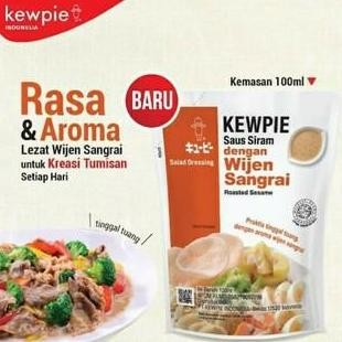 

Terlaris Kewpie Salad Dressing Roasted Sesame Wijen Sangrai Sachet 100Ml