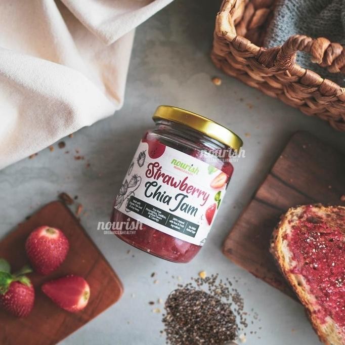 

Produk Baru!! Strawberry Chia Jam with Madu Uray 250 gr (Selai Strawberry Chia Seed)