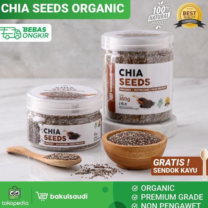 

CHIA SEEDS ORGANIK NON GMO PREMIUM / CHIA SEED ORGANIC BIJI SELASIH TERMURAH