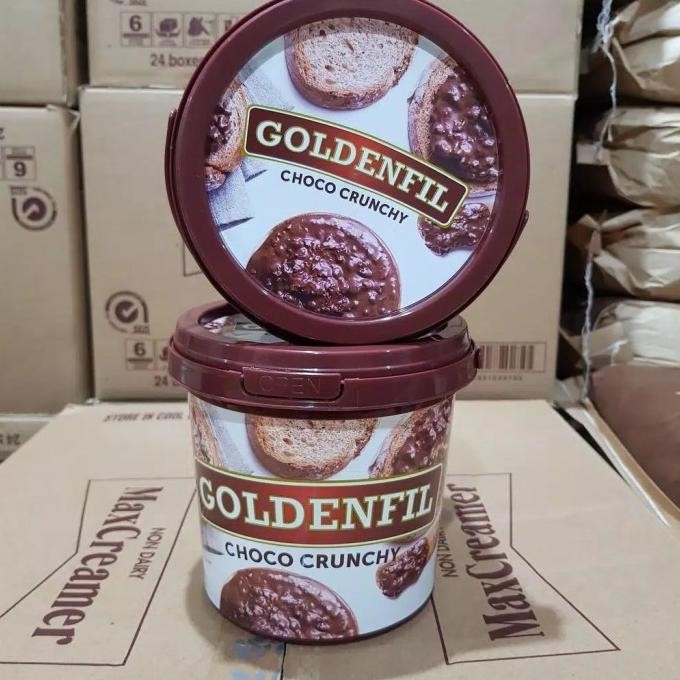 

Produk Baru!! Goldenfil Choco Cruncy Selai Topping Cokelat Crunchy 1kg