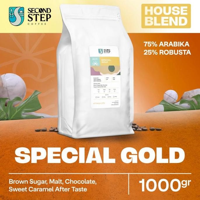 

KOPI ESPRESSO SPECIAL GOLD BLEND COFFEE ROAST BEANS 1KG BIJI BUBUK TERMURAH