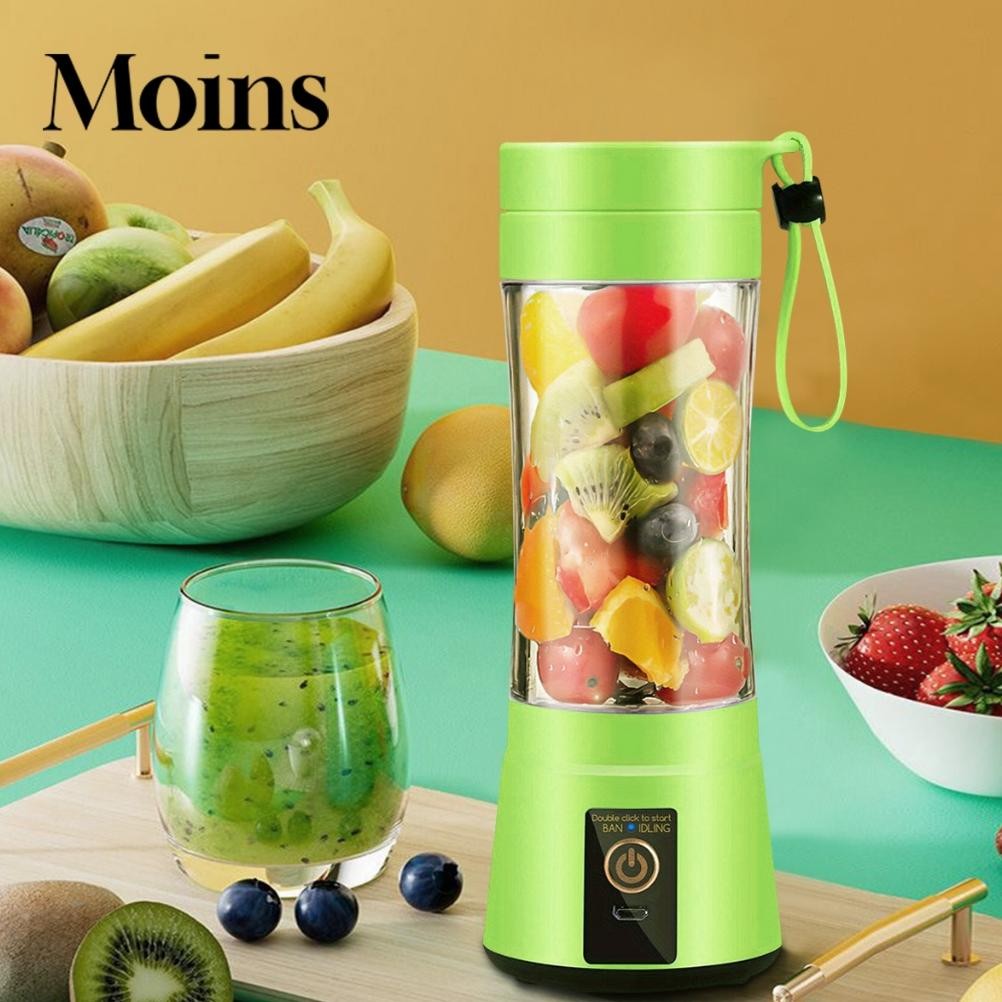 HJK Blender Juicer Cup Portable Mini Juicer Cup 6 Mata Pisau USB Electric - HM-03