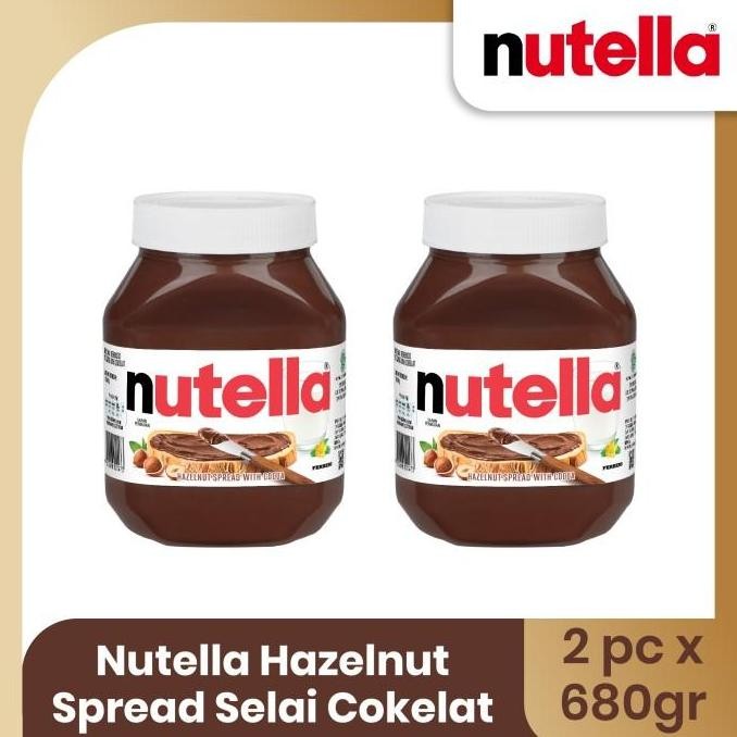 

Produk Baru!! Nutella Hazelnut Spread Selai Cokelat 680gr - TWINPACK