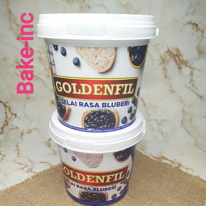 

Produk Baru!! [Bake-inc] Goldenfill Selai Blueberry 1 kg