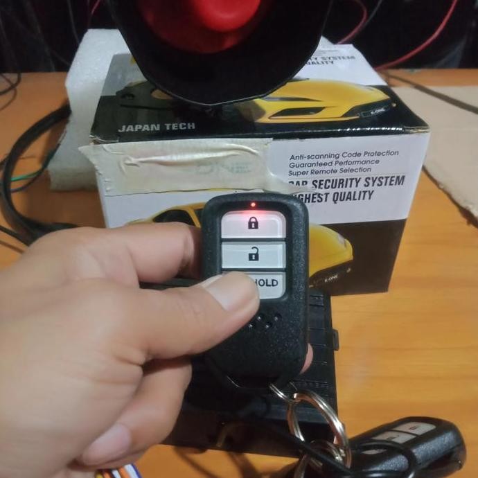 BERKUALITAS ALARM MOBIL UNIVERSAL REMOT HONDA JAZZ