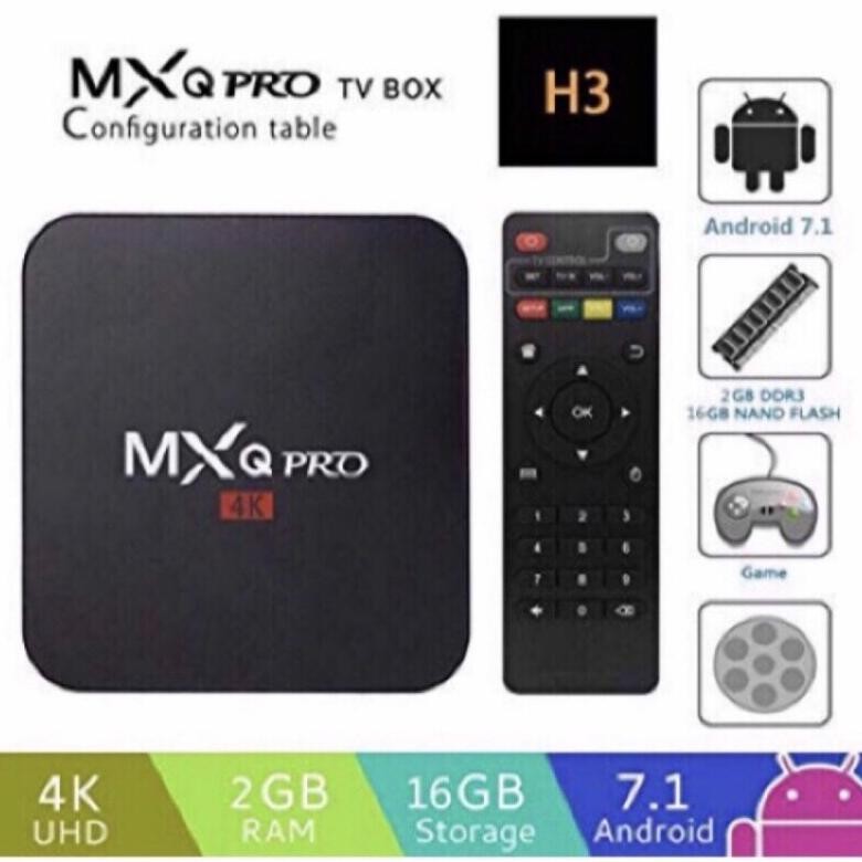 HJK Android Tv Box MXQ Pro 5G / Smart Tv 4K Ultra HD 5G / Smart Tv Ultra HD MXQ Pro 5G 2Gb Ram 16Gb 