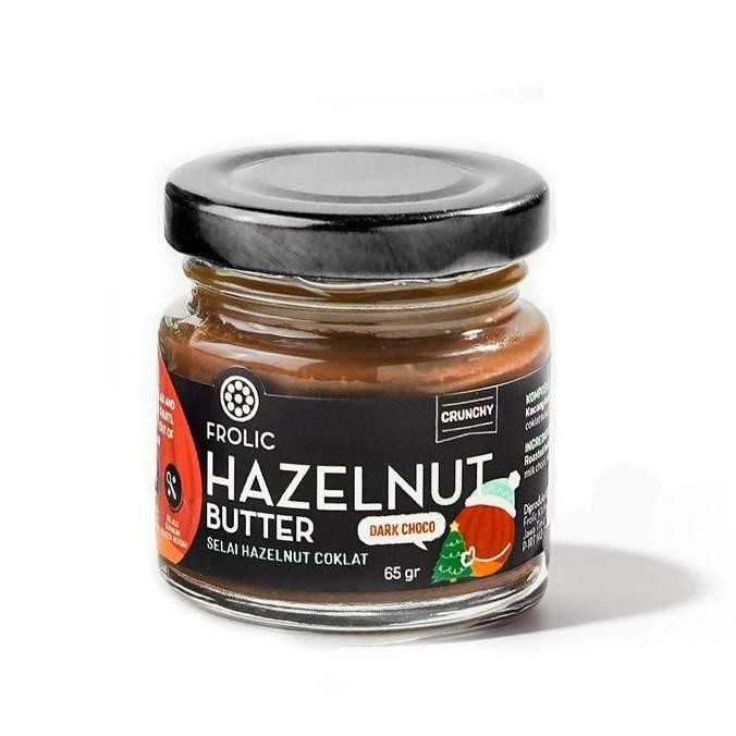 

Produk Baru!! FROLIC Hazelnut Butter Dark Chocolate - Selai Hazelnut Coklat dengan Sea Salt