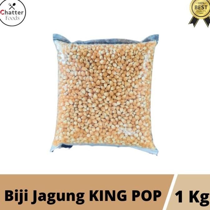 

BIJI JAGUNG POPCORN MENTAH KING POP / KINGPOP 1 KG / HALAL TERMURAH