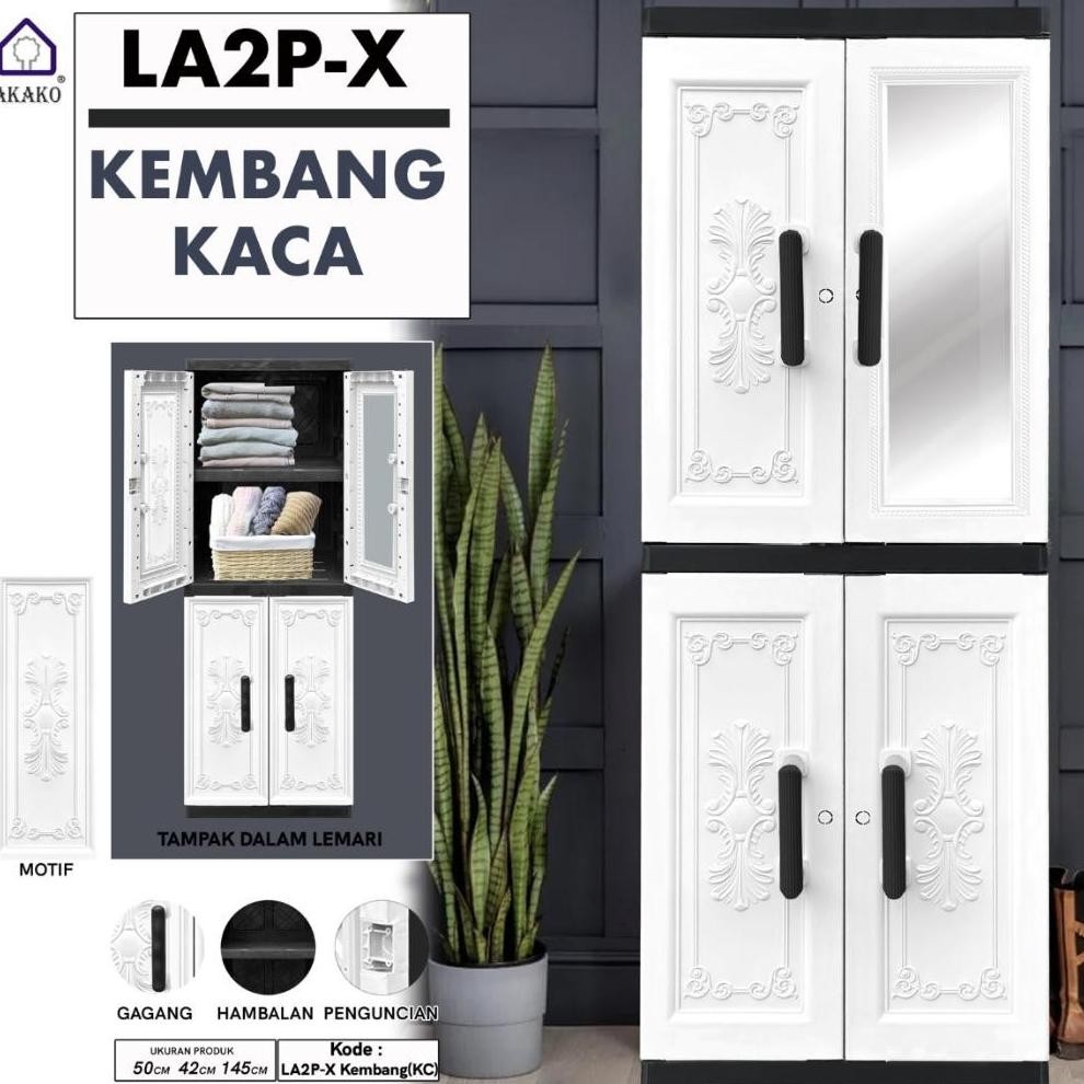 Lemari plastik / lemari pakaian  JUMBO full kunci