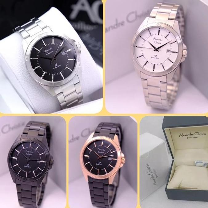 Promo Jam Tangan Pria Alexandre Christie Ac 1011 Md / Ac 1011 / 1011 Original Analog Tahan Air Garan
