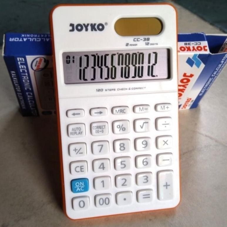 

Wd-54 Fx-45 Kalkulator Joyko Cc 38 - Calculator Check Correct Bisa Cek Ulang Cc38 Sale