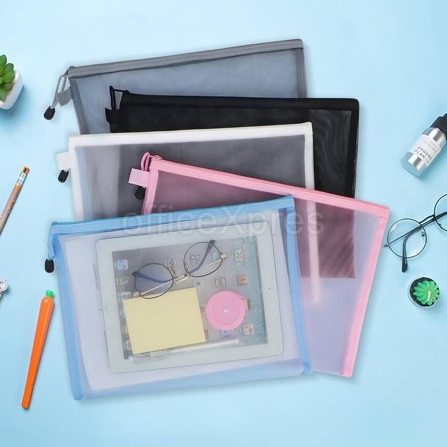 

Gq-68 Zipper Bag / Tempat Pensil / Zipper Map / Tas Kosmetik / Kotak Pensil / Tas Jaring Resleting / Pouch Makeup