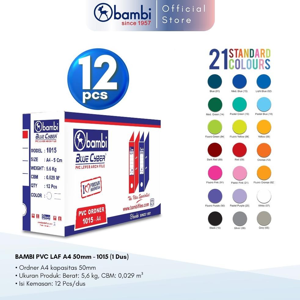 

1 Dus Bambi Lever Arch File Ordner A4 All Color Medium Size 50 mm
