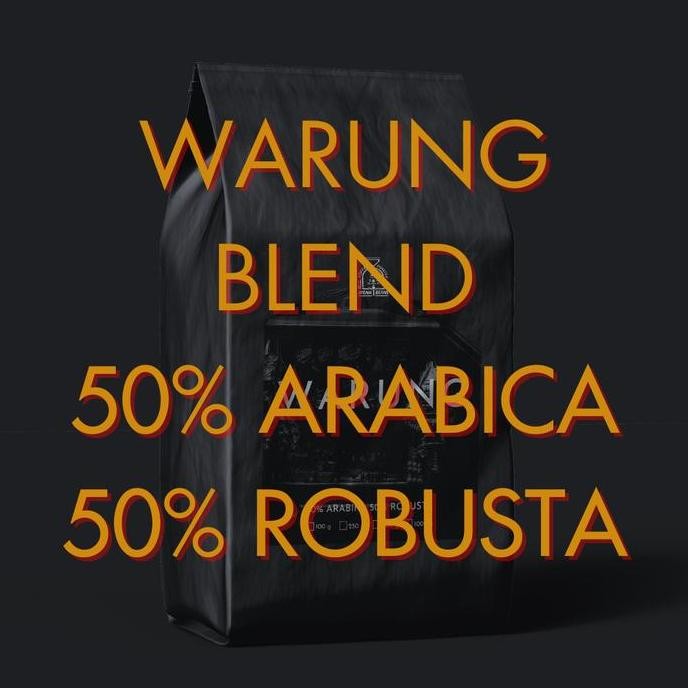 

Warung Blend 50/50 Arabika Robusta Kopi Susu Espresso Biji Bubuk 1000g