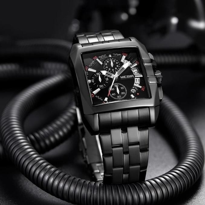 Promo Jam Tangan Megir 2018 Pria Analog Anti Air Baja Tahan Karat Stainless Steel Watches