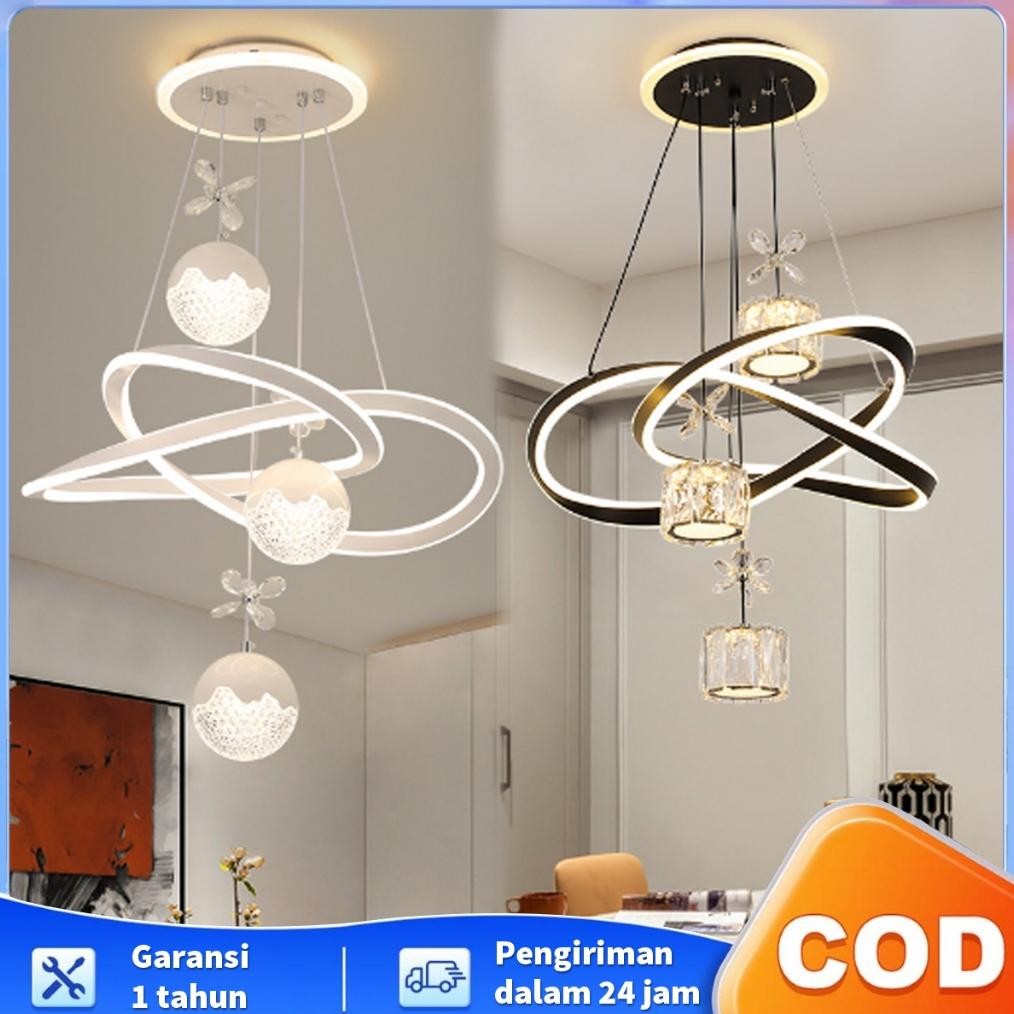 Lampu Gantung Minimalis Kristal Lampu Hias Gantung Lampu Hias Ruang Tidur Ruang Tamu Lampu Gantung R